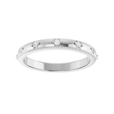 5 ct tw Eternity Lab Grown Anniversary Band in 14K White Gold... - view 3