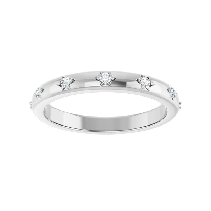 5 ct tw Eternity Lab Grown Anniversary Band in 14K White Gold... - view 3
