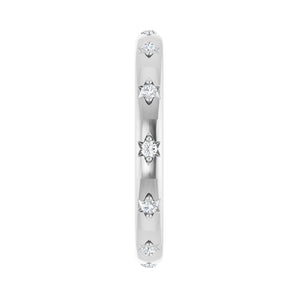 5 ct tw Eternity Lab Grown Anniversary Band in 14K White Gold... - view 4