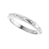 5 ct tw Eternity Lab Grown Anniversary Band in 14K White Gold... - view 5