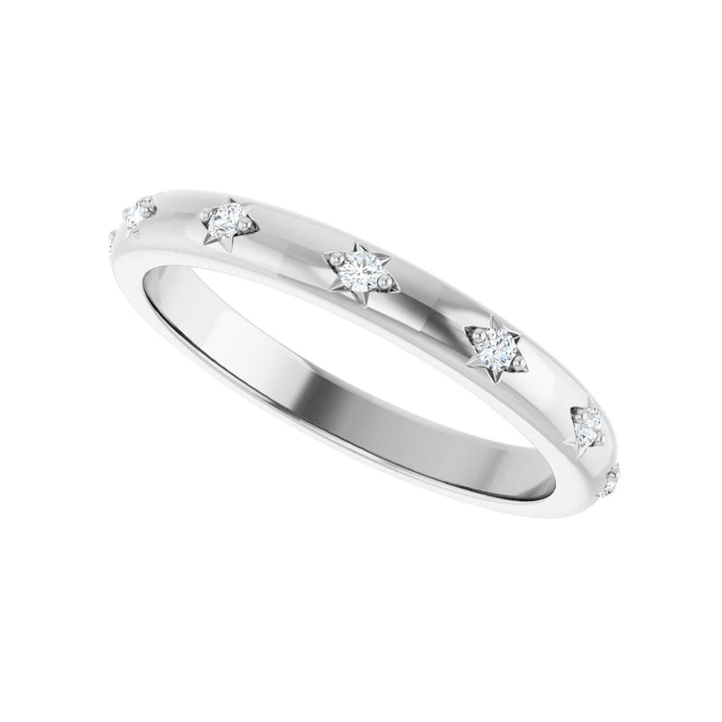 5 ct tw Eternity Lab Grown Anniversary Band in 14K White Gold... - view 5