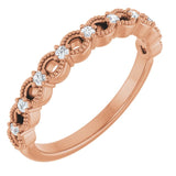 The Seraphina — Diamond Anniversary Band - Rose