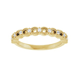 1/8 ct tw Diamond Lab Grown Anniversary Band in 14K White Gold... - view 3
