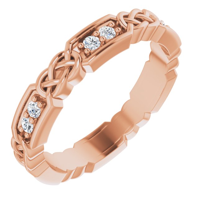 The Aislin — Eternity Anniversary Band - Rose