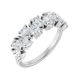 1 1/2 ct tw Diamond Lab Grown Anniversary Band in 14K White Gold...