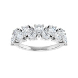 1 1/2 ct tw Diamond Lab Grown Anniversary Band in 14K White Gold... - view 3