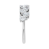 1 1/2 ct tw Diamond Lab Grown Anniversary Band in 14K White Gold... - view 4