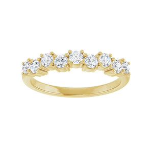 1/2 ct tw Diamond Lab Grown Anniversary Band in 14K White Gold... - view 3