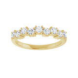 1/2 ct tw Diamond Lab Grown Anniversary Band in 14K White Gold... - view 3