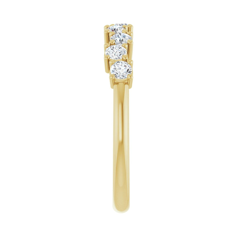 1/2 ct tw Diamond Lab Grown Anniversary Band in 14K White Gold... - view 4