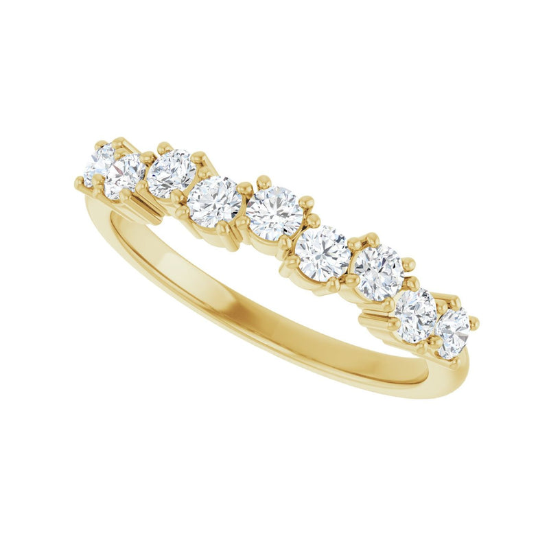 1/2 ct tw Diamond Lab Grown Anniversary Band in 14K White Gold... - view 5