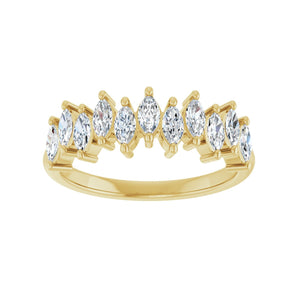 1 ct tw Diamond Lab Grown Anniversary Band in 14K White Gold... - view 3
