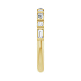 1/2 ct tw Channel-Set Lab Grown Anniversary Band in 14K White Gol... - view 4