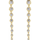 1 3/4 ct tw Round Lab Grown Diamond Stud Earrings in 14K White Go... - view 2