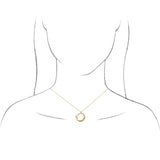 1/4 ct tw Solitaire Lab Grown Diamond Necklace in 14K White Gold ... - view 3