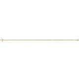 7" Lab Grown Diamond Line Bracelet in 14K White Gold (1 ct tw - F... - view 3