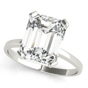 Emerald Color Rings Engagement Ring