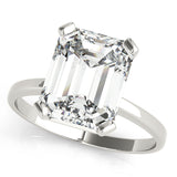 Emerald Color Rings Engagement Ring
