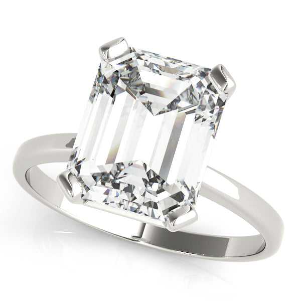 Emerald Color Rings Engagement Ring