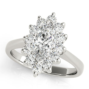 Marquise Color Rings Engagement Ring (80096)