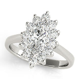 Marquise Color Rings Engagement Ring (80096)