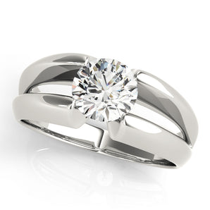 Round Solitaires Any Shape Engagement Ring
