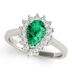 Pear Color Rings Engagement Ring