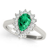 Pear Color Rings Engagement Ring