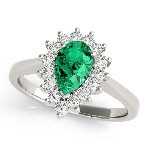 Pear Color Rings Engagement Ring