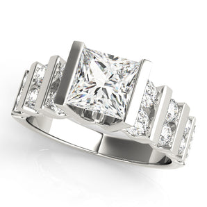 Round Multirow Engagement Ring
