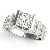 Round Multirow Engagement Ring