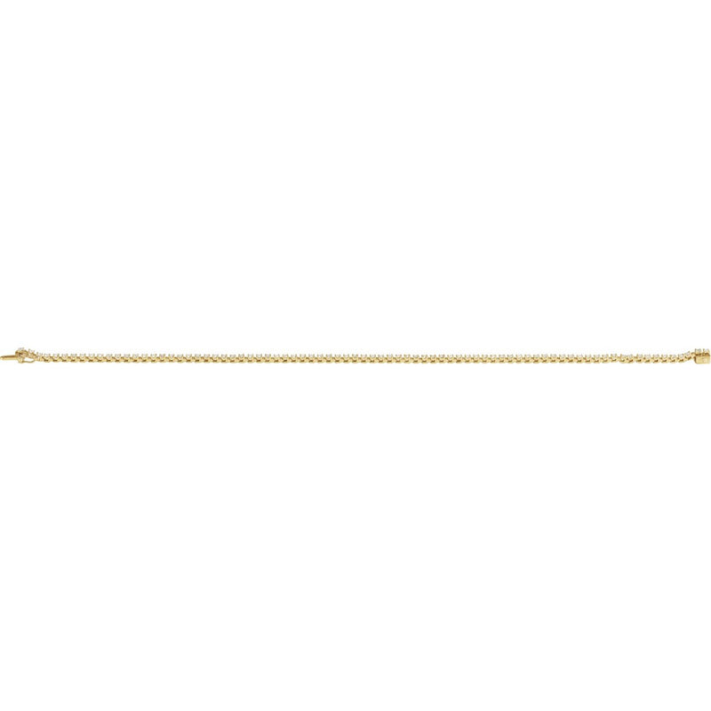7" Lab Grown Diamond Line Bracelet in 14K White Gold (1 ct tw - F... - view 4