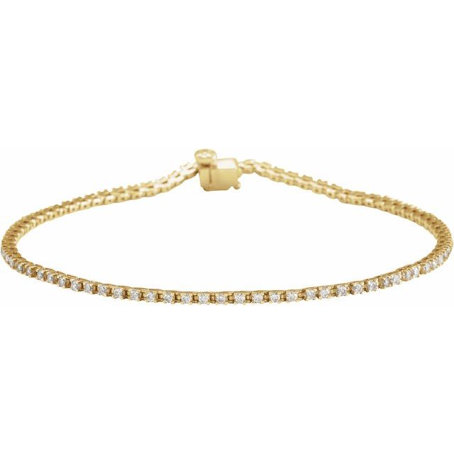 The Celyn — Line Diamond Bracelet - Yellow