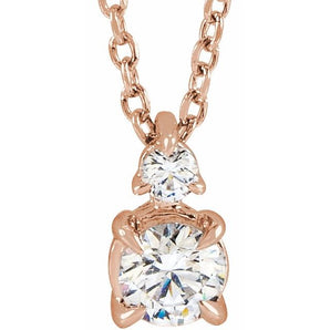 The Sage — Diamond Necklace - Rose