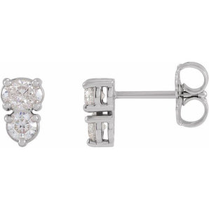 The Ursae — Oval Diamond Earrings - Yellow