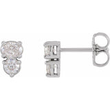 The Ursae — Oval Diamond Earrings - Yellow
