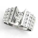 Round Multirow Engagement Ring