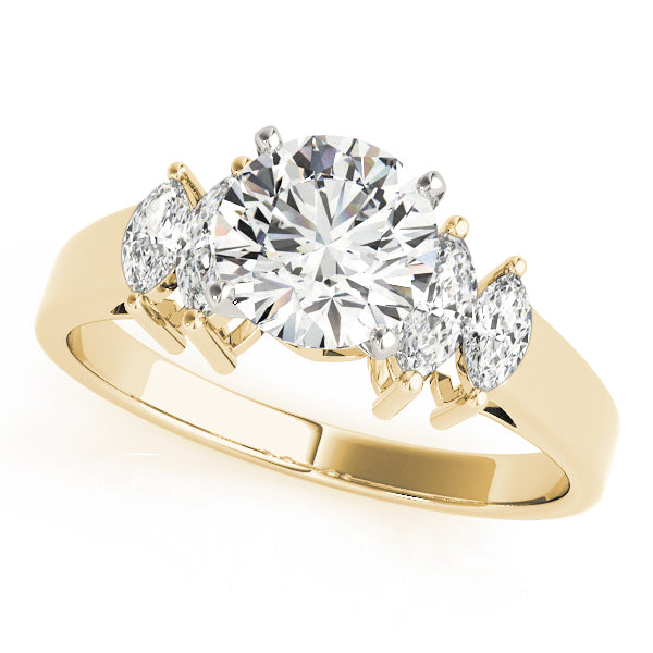 Fancy Shape Marquise Remounts Engagement Ring (81034)