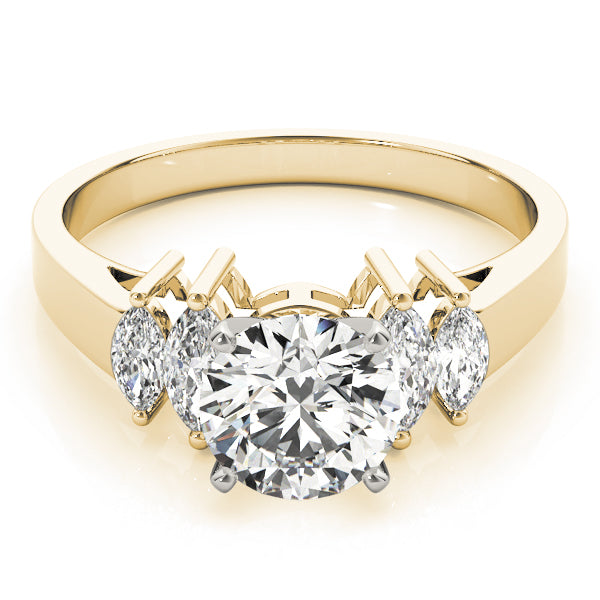 Fancy Shape Marquise Remounts Engagement Ring (81034)
