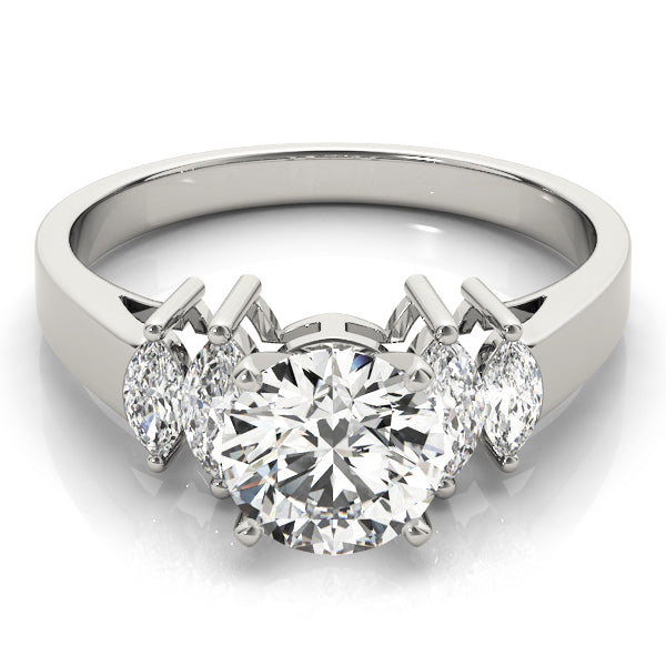 Fancy Shape Marquise Remounts Engagement Ring (81034)
