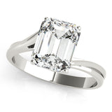Emerald Color Rings Engagement Ring