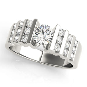 Round Multirow Engagement Ring