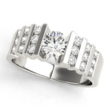 Round Multirow Engagement Ring