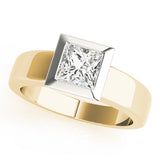 Solitaires Princess Engagement Ring (81753-3/4)