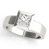 Solitaires Princess Engagement Ring (81753-1/2)