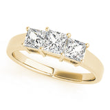 3 Stone Princess Engagement Ring (81883-2)