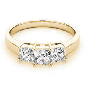 3 Stone Princess Engagement Ring (81883-1/4)