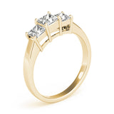 3 Stone Princess Engagement Ring (81883-3/4)
