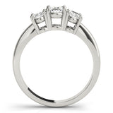 3 Stone Oval Engagement Ring (81979-B)