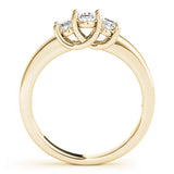 3 Stone Oval Engagement Ring (81985-A)
